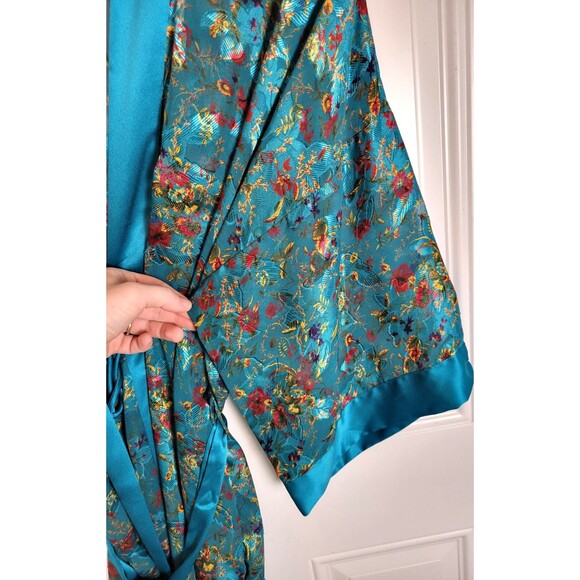Victoria's Secret Vintage Gold Label Kimono Robe One Size Floral - Picture 4 of 6